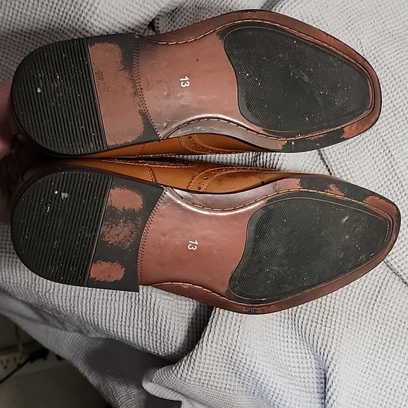 WULFUL brouged wingtip chelsea ankle boots Msz13 - Picture 7 of 8